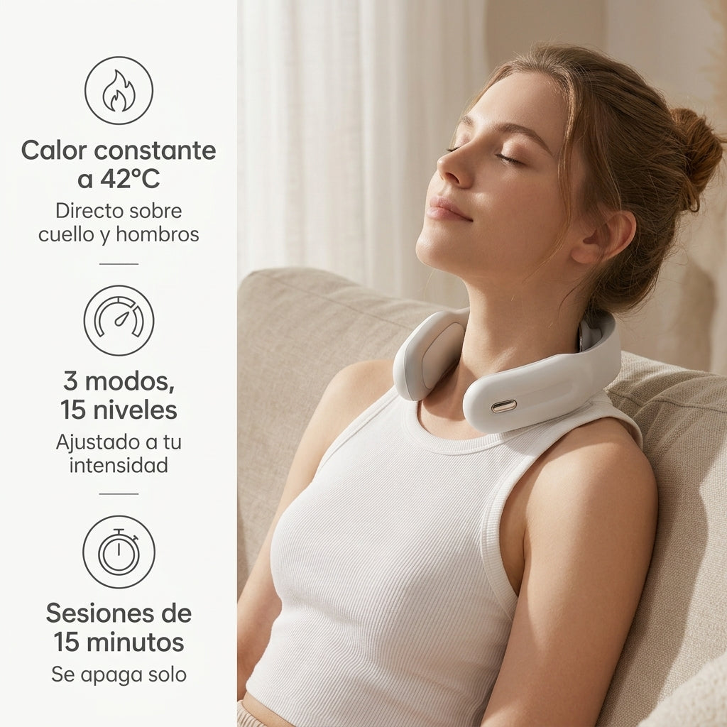 Nuqa™ | Masajeador Cervical Inteligente 2.0